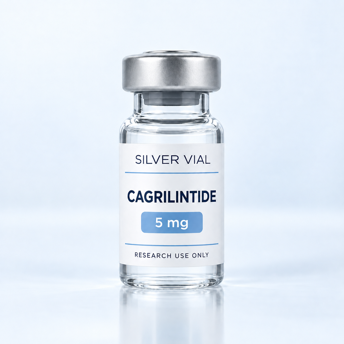 Флакон Silver Vial Cagrilintide 5 mg за изследователска употреба