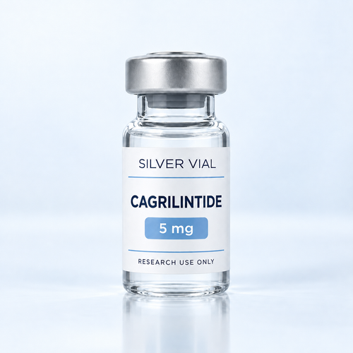 Флакон Silver Vial Cagrilintide 5 mg за изследователска употреба