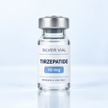 Флакон Silver Vial Tirzepatide 10 mg за изследователска употреба